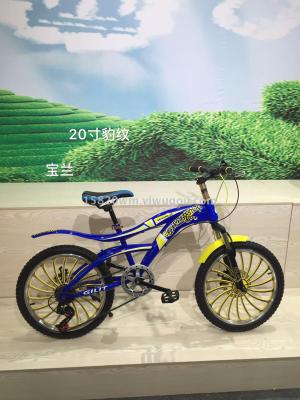 20 - inch leopard print mountain bike performance bicycle integrated wheel children's car toys leisure toys