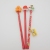 Pencil with 3 Christmas shape erasers set