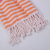 European and American Simple stripe beach bath towel takes Tassel scarf