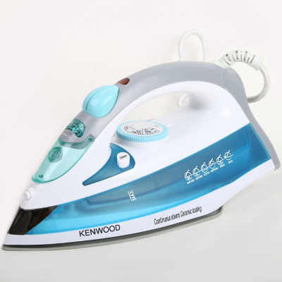 The electric irons ironed the clothes with a small, steam mini - hand iron.