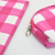 New plaid PVC three-piece waterproof wear-resistant cosmetic collection package manufacturers direct sales