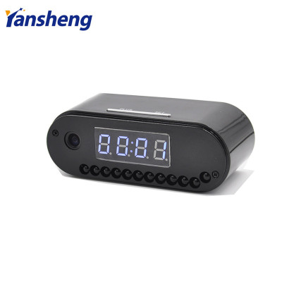 Clock wifi intelligent surveillance camera network hd wireless 1080P remote alarm monitor camera.