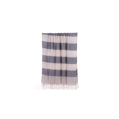 Cotton fringed tuki towel gradient stripe beach bath towel