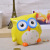 Manufacturer direct selling ceramic crafts pure handmade cakes lovely owl small change jar storage tank exquisite gift.