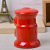 Creative ceramic crafts red fashion small mail bucket save tank home furnishing storage tank factory direct sale.