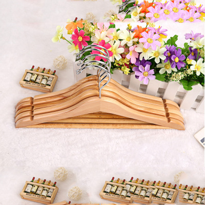 Factory Direct Sales Solid Wood Children's Hanger Wholesale Self-Produced and Self-Sold