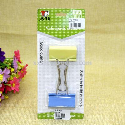 TM card with 2 tail clips for student office supplies $2 store source