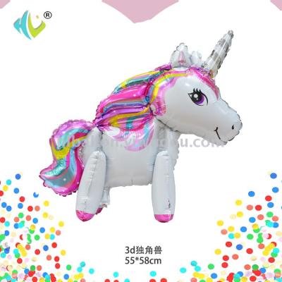unicorn foil balloon