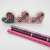 3 pencil with Heart patternl transfer erasers set 