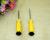 TM plastic card two yellow screwdriver cross/one word screwdriver home hardware tool