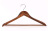 New High-Grade Solid Wood Antique Hanger Men's Real Wooden Hanger Clothing Store Vintage Wooden Hanger Cloth Rack