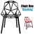 Geometric Hollow-out Chair Simple Modern Household Conference Chair Plastic Stool Backrest Coffee Shop Tables and Chairs Nordic Dining Chair