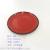 Manufacturers direct sales of melamine red black bags edge of the disk imitation porcelain plate.