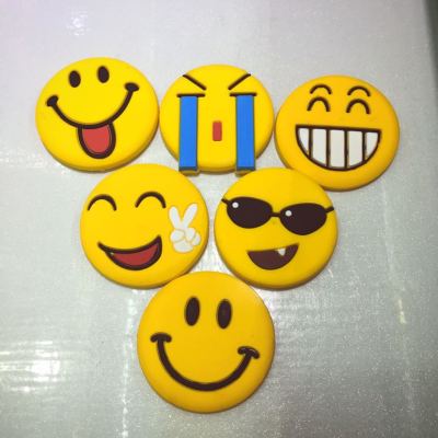 Creative PVC smiley face refrigerator stickers