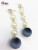 Bing jewelry new earrings pearl ball tassels.
