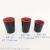 Manufacturer direct selling melamine red black cup imitation China cup.