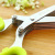 Kitchen shallot scissors multi-function stainless steel five-layer scissors paper scissors multi-layer scissors
