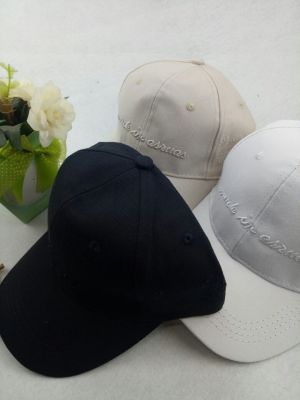 Men and women embroidered letter baseball cap summer and spring cotton thin sunshade soft top cap