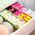 Candy color underwear box plastic classified desktop storage box drawer socks box