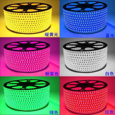 Indoor 220V super bright LED lamp with 100 meters of a roll of 2835 beads waterproof outdoor decorative LED lamp strips