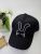 Curved Cap embroidered letter baseball Cap along hip hop hat shading Cap