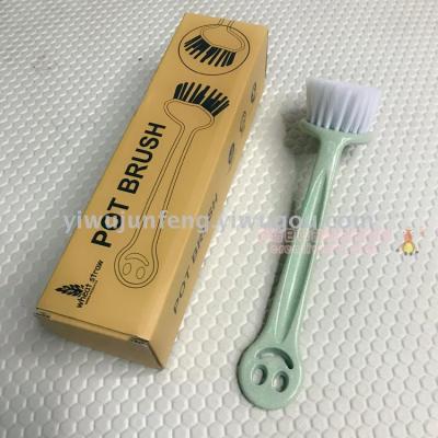 Wheat straw pot brush yj