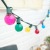 Decorative lights string courtyard waterproof colored lights green line glass bulbs wedding reception hot - selling c