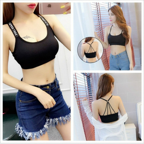 fuzhuo bird parachute seamless beautiful back chest wrap seamless bra girl‘s underwear off-the-shoulder wireless bra