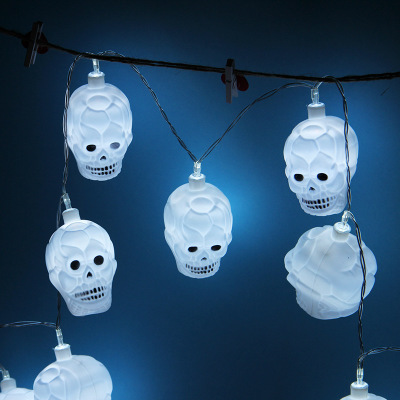 Halloween decorative lamp series products battery box led lamp string pumpkin lamp string ghost