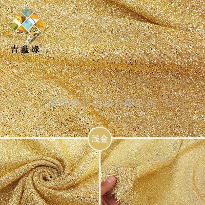 Zheng hao hotel products loose hair dog fabric glass spring onion flash thick line cloth fashion toy stage decoration fabric