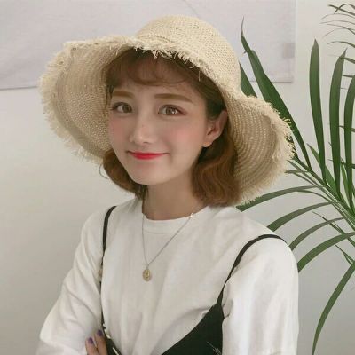 big eaves sunshade hat fisherman 's hat getting summer Korean version of students leisure take a small fresh knitted cap
