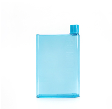 Creative Simple Transparent Color Paper Student Portable Flat A5 Plastic Water Bottle Customizable Logo Plastic Cup