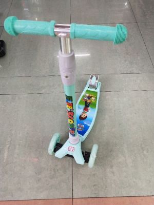 New cartoon rice high PU flash roller scooter