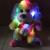 LED seven colors glow with music dog named new plush toy hot style rainbow dog tongue puffer dog doll