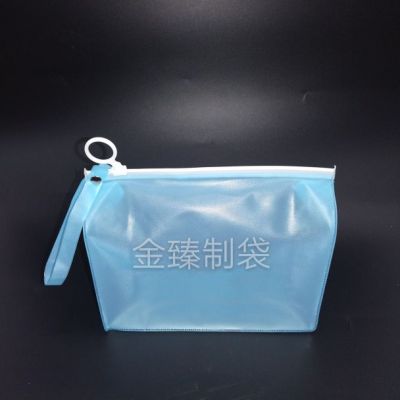 Manufacturer direct selling packaging bag PVC zippered bag PVC handbag PVC button bag