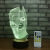 Creative two-sided human night lamp USB bedside lamp new special color changing seven-color atmosphere night light