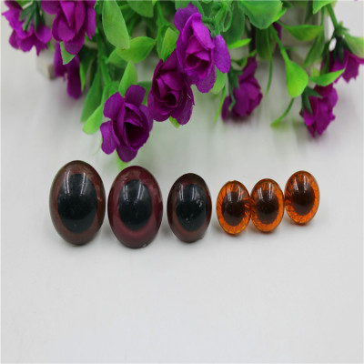 Simulation of yiwu straw glass eye animal specimen Simulation of glass eye handicraft eye tiger eye toy eye