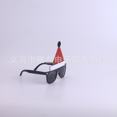 Christmas hat glasses new glasses party glasses manufacturers direct production customized
