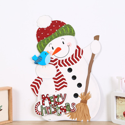 Christmas decorations Christmas hanging feel window pendants decorated Christmas tree snowman stickers manufacturers direct