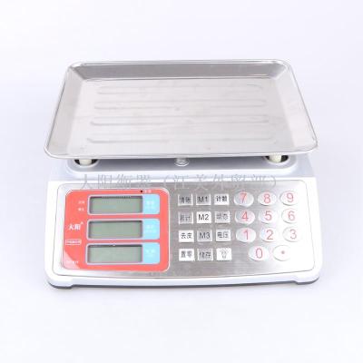 Electronic weighing scales