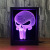 Hot style punishment mask seven-color remote control 3d photo frame lamp creative photo frame lamp led photo frame lamp