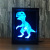 3d photo frame lamp new dinosaur seven-color remote touch creative product led night lamp