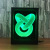 2018 new 3-ring led photo frame lamp 3d creative night lamp intelligent electronic products gift desk lamp