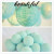 The lake green cotton line round ball lantern string colored ball lamp TFY line for the Spring Festival bedroom