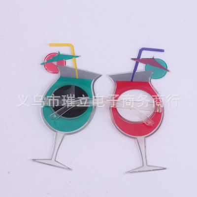 New glasses dance glasses fruit cup glasses glasses party glasses manufacturers direct production adult-made