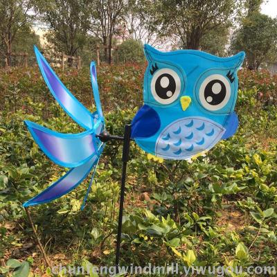 2018 new model land sale windmill owl windmill toys windmill windmill children gift manufacturers direct selling