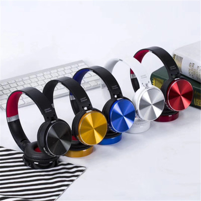 Hot style 550BT bluetooth plug-in card headset metal piece creative headset headphones