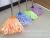 Color Microfiber Mop Wide Head Water Mop Stainless Steel Rod Mop