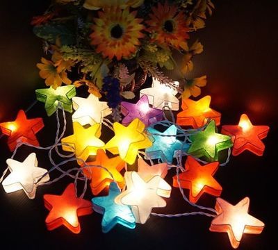 Full sky star color star decorative lights hot creative lights 3 m 20 lamp plug - in