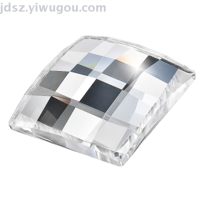 Flat Square Mesh Fancy Shape Diamonds Glass Diamond Clothing Accessories White Diamond Jewelry Accessories Shoes Mobile Phone Sticking Diamond